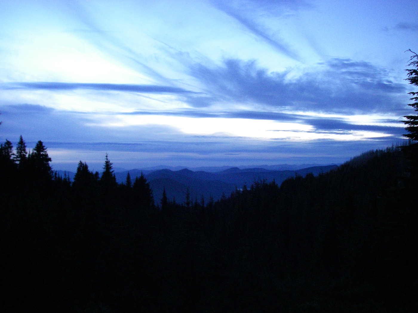  Dusk north of Mount Hood